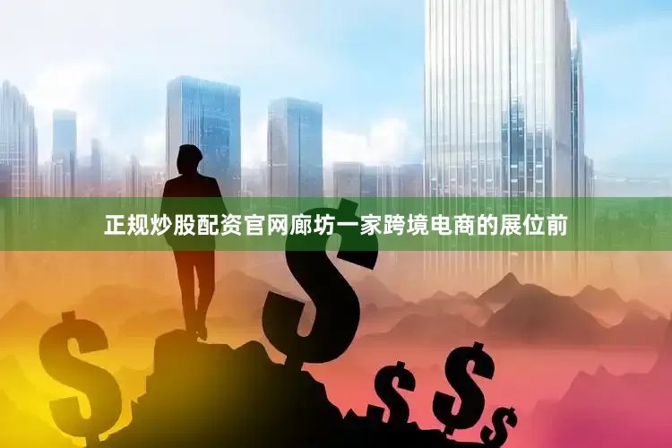 正规炒股配资官网廊坊一家跨境电商的展位前