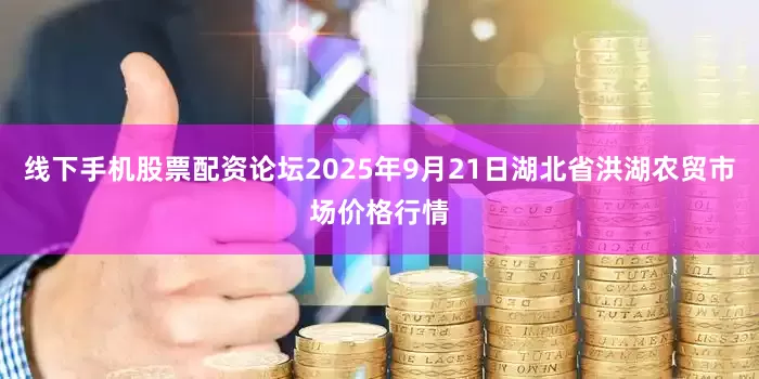 线下手机股票配资论坛2025年9月21日湖北省洪湖农贸市场价格行情